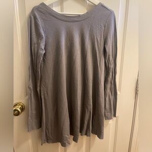 FP beach asymmetrical grey dress